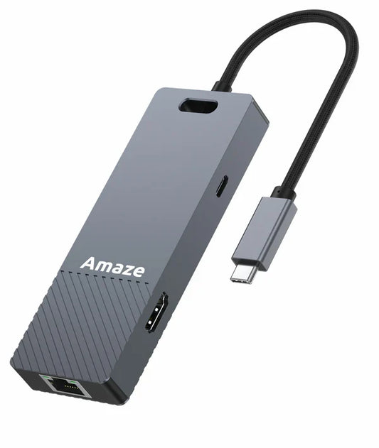 Amaze A326 Alloy Series 6 in 1 Multiport Hub