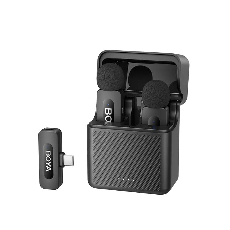 BOYA BY-V30 2.4 GHz Dual-Channel Wireless Microphone For USB-C