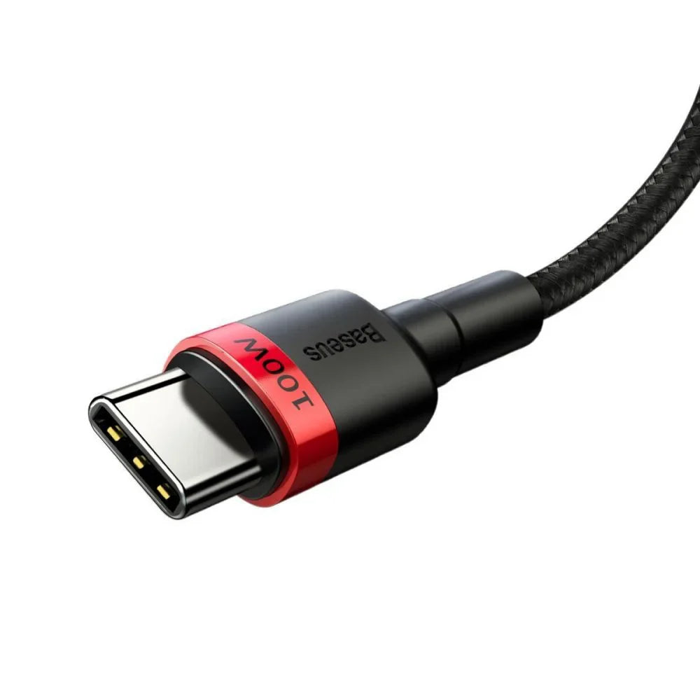 Baseus Cafule PD2.0 100W Flash Charging USB Type-C Cable 20V 5A 2m Red/Black