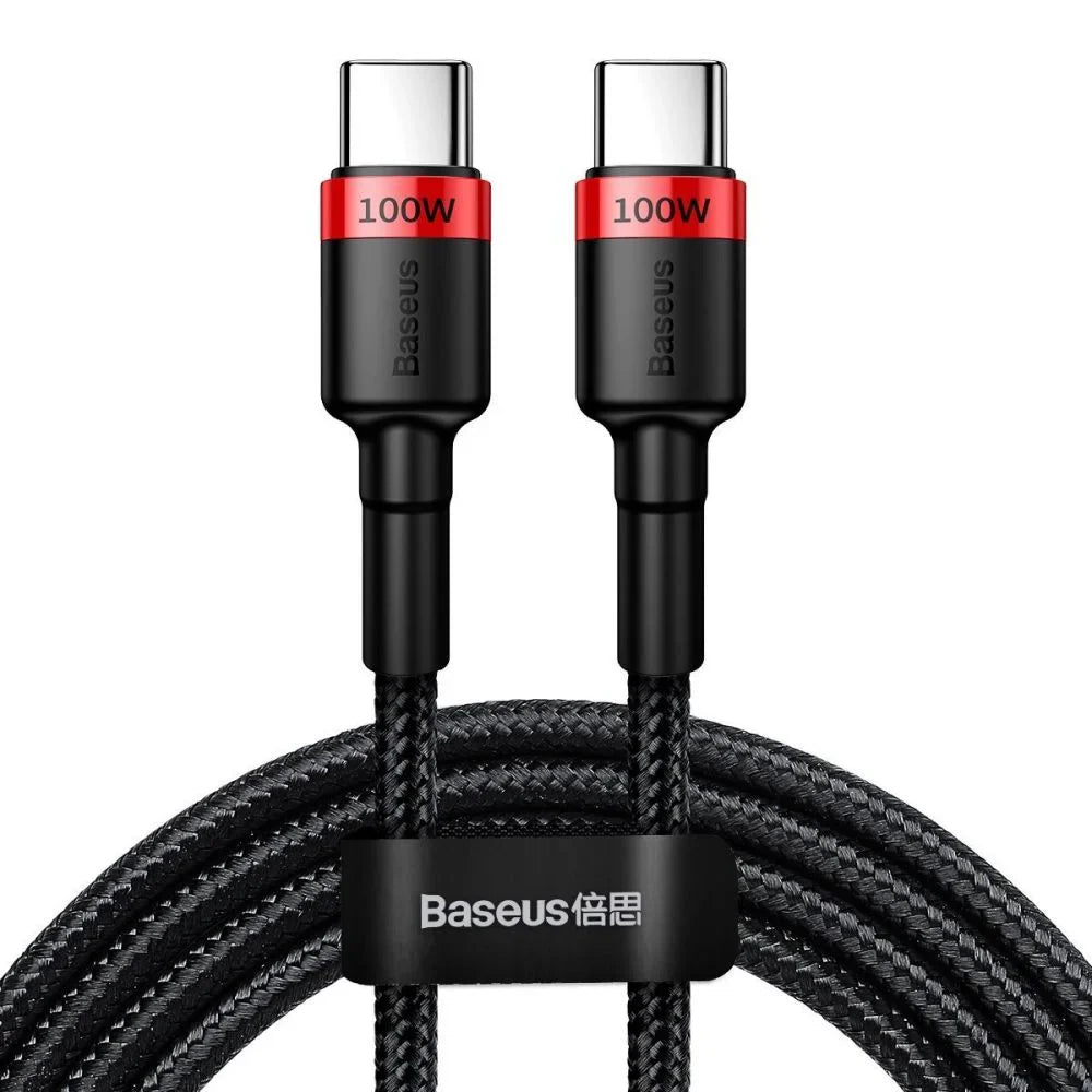 Baseus Cafule PD2.0 100W Flash Charging USB Type-C Cable 20V 5A 2m Red/Black