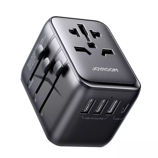 Joyroom JR-TCW01 17W Universal Travel Adapter Black