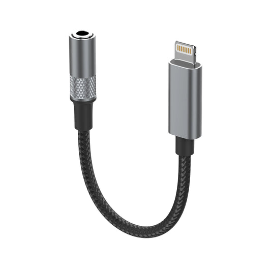 Ldnio LSY80i Lightning to 3.5mm Audio Adapter Cable Grey