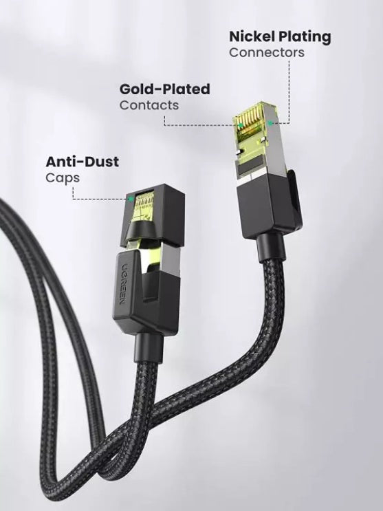 Ugreen 80421 Cat 7 Braided Ethernet Cable 1m