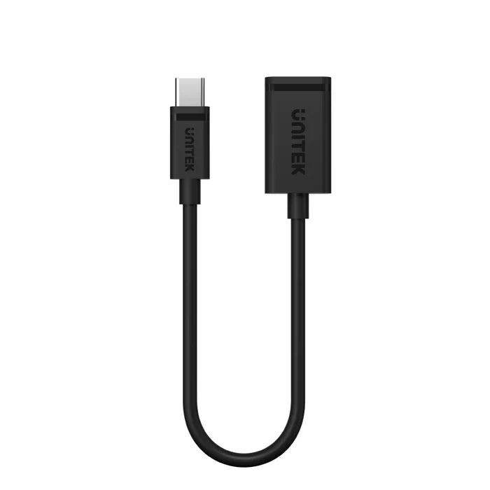 Unitek Y-C476BK USB-C to USB-A Adapter with 5Gbps (USB 3.0) 0.2m