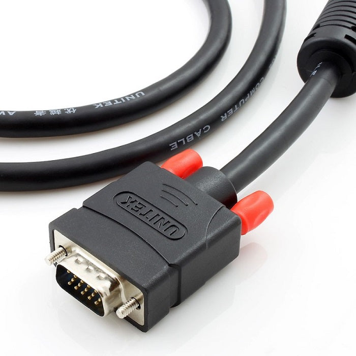 Unitek Y-C506A VGA Male To Male (3C+6) Cable 10m