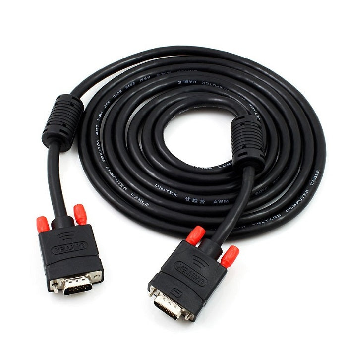 Unitek Y-C506A VGA Male To Male (3C+6) Cable 10m